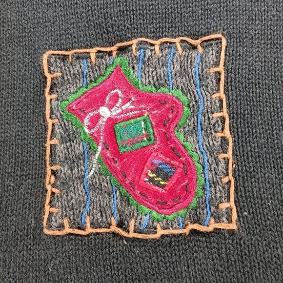 Design Studio Falalala Ugly Christmas Sweater Vest Winter Wonderland Woman's XL. - Picture 13 of 13